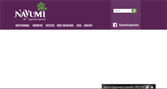 Desktop Screenshot of nayumi.com.br