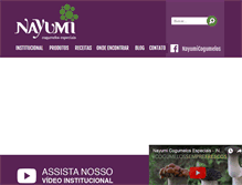 Tablet Screenshot of nayumi.com.br